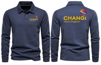 Thumbnail for CHANGI AIRPORT LONG SLEEVE  POLO