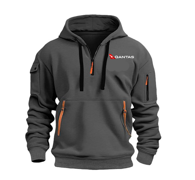 QANTAS AIRLINE HOODED JACKET PULLOVER