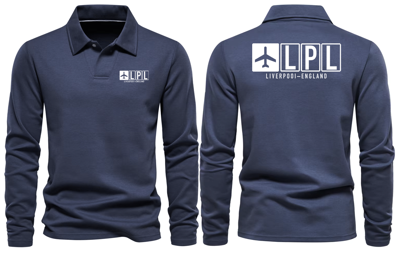 LPL AIRPORT LONG SLEEVE POLO