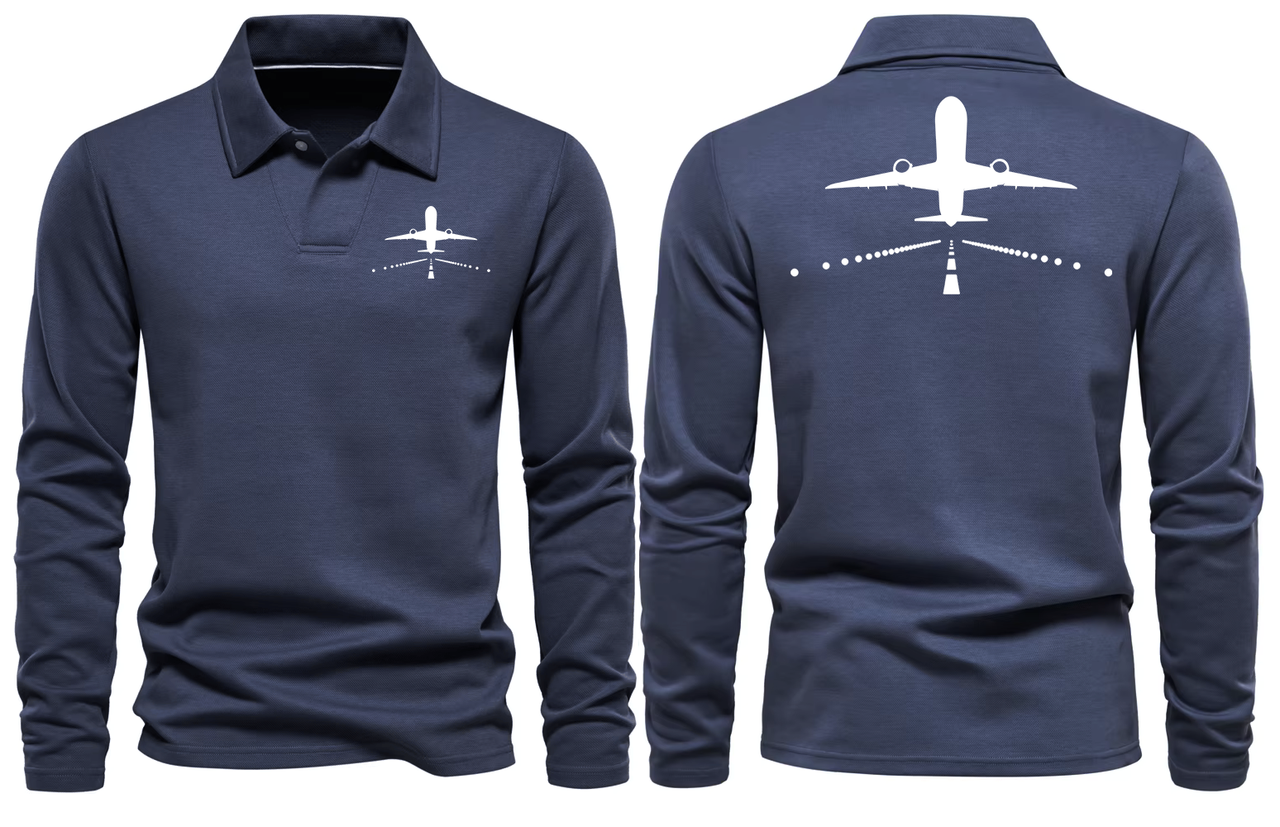 BOEING 787  LONG SLEEVE  POLO