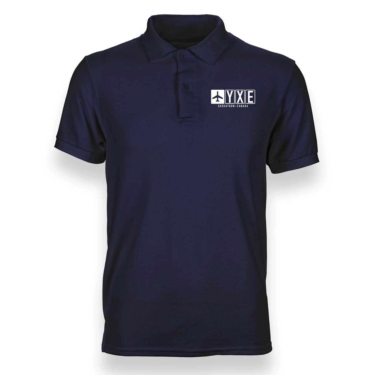 YXE AIRPORT POLO T-SHIRT