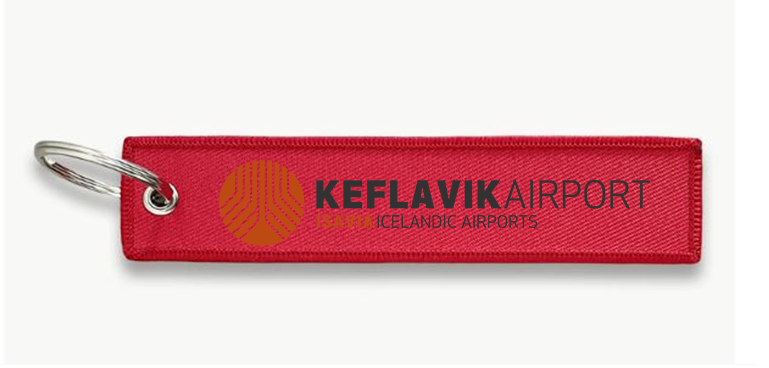 KEFLAVIK AIRPORT KEY CHAIN
