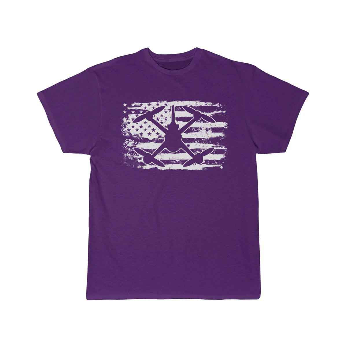 Drones USA Flag Drone Pilot Drone Racing T-SHIRT THE AV8R