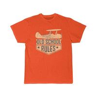 Thumbnail for old school rules (planes) T SHIRT THE AV8R