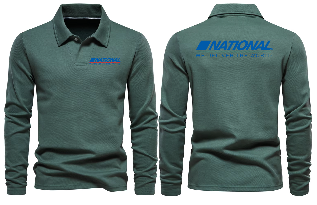NATIONAL LONG SLEEVE  POLO