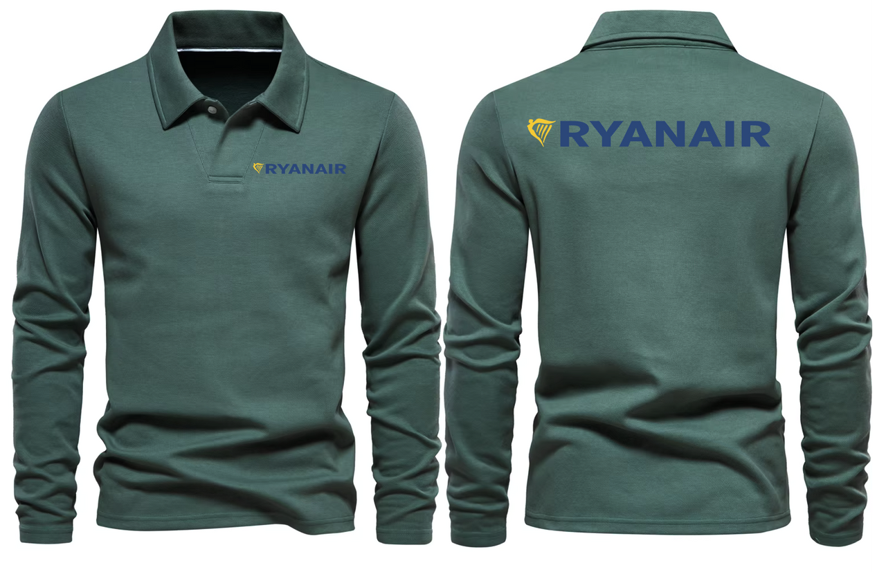 RYAN AIR LONG SLEEVE  POLO