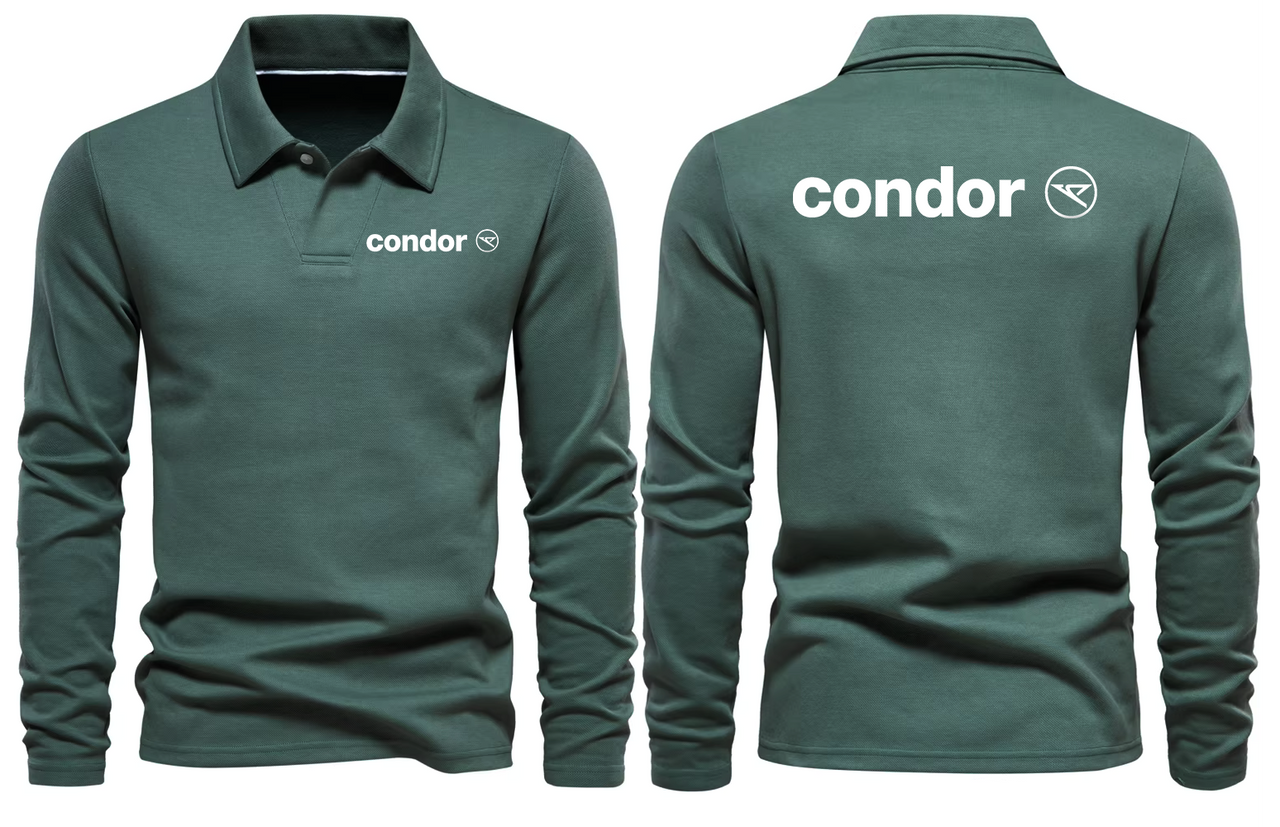 CONDOR AIRLINES LONG SLEEVE  POLO