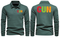 Thumbnail for CUN AIRPORT LONG SLEEVE  POLO