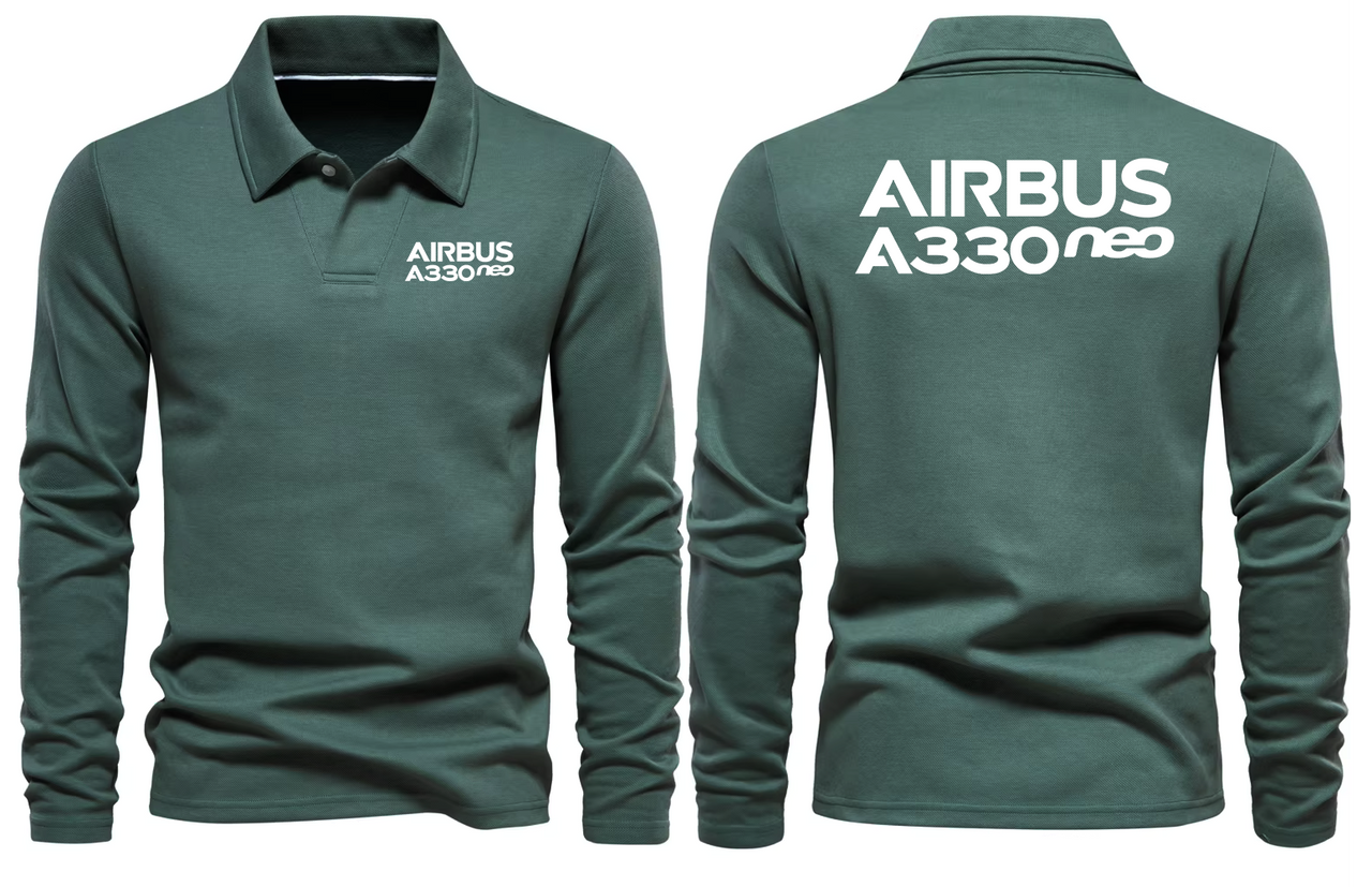 AIRBUS A330 NEO LONG SLEEVE  POLO