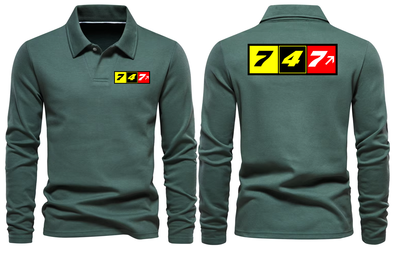 BOEING 747  LONG SLEEVE  POLO