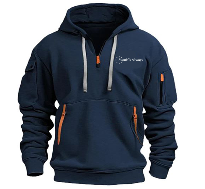REPUBLIC AIRWAYS HOODED JACKET PULLOVER