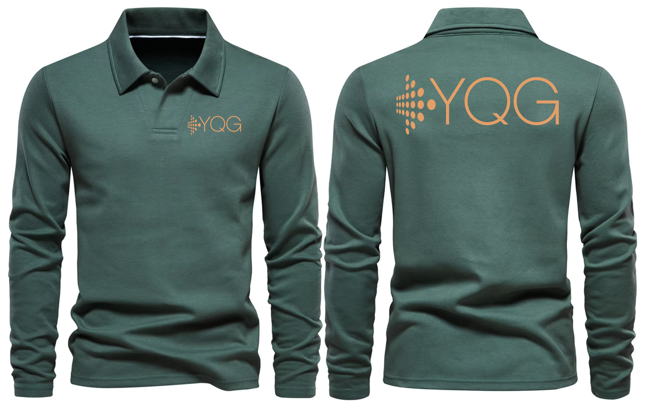 YQG AIRPORT LONG SLEEVE  POLO