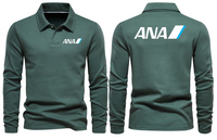 Thumbnail for ANA AIRLINES LONG SLEEVE  POLO