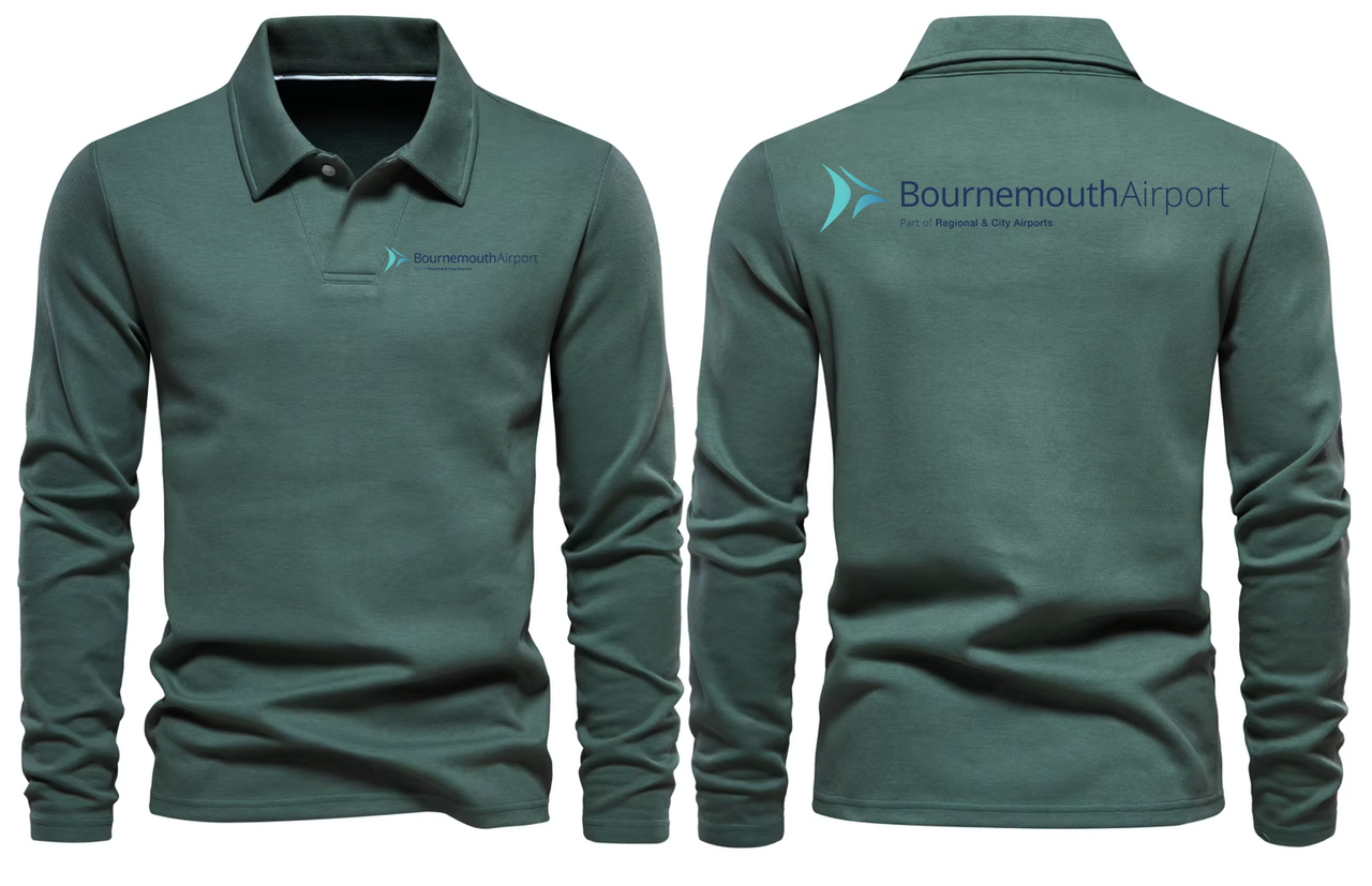 BOURNEMOUTH AIRPORT LONG SLEEVE  POLO