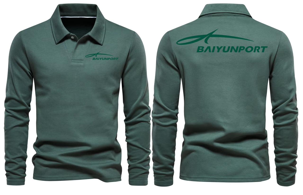 BAIYN AIRPORT LONG SLEEVE  POLO