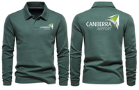 Thumbnail for CANBERRA AIRPORT LONG SLEEVE  POLO
