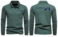 Thumbnail for AER HANEDA AIRPORT LONG SLEEVE  POLO