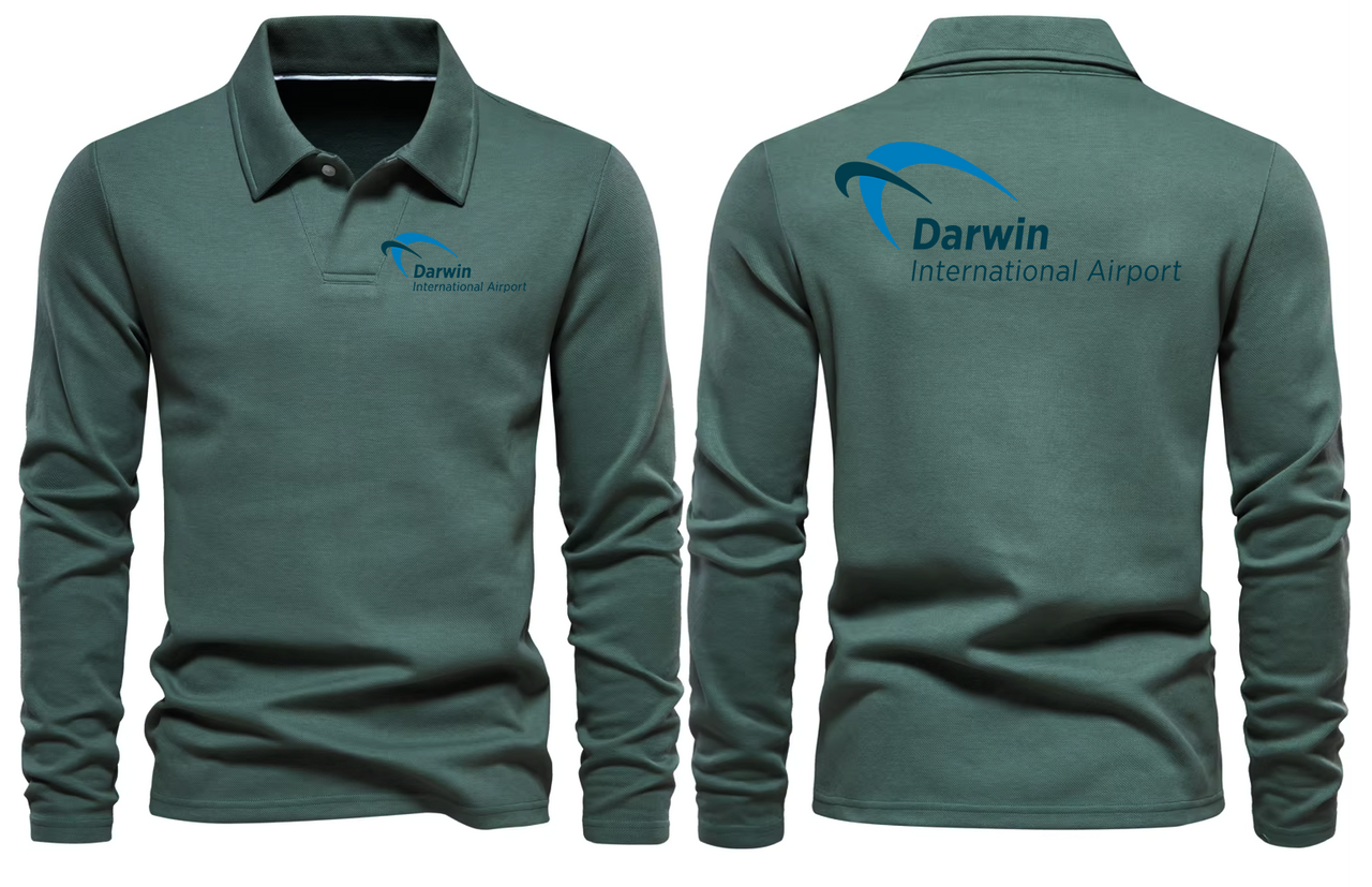 AER DARWIN AIRPORT LONG SLEEVE  POLO