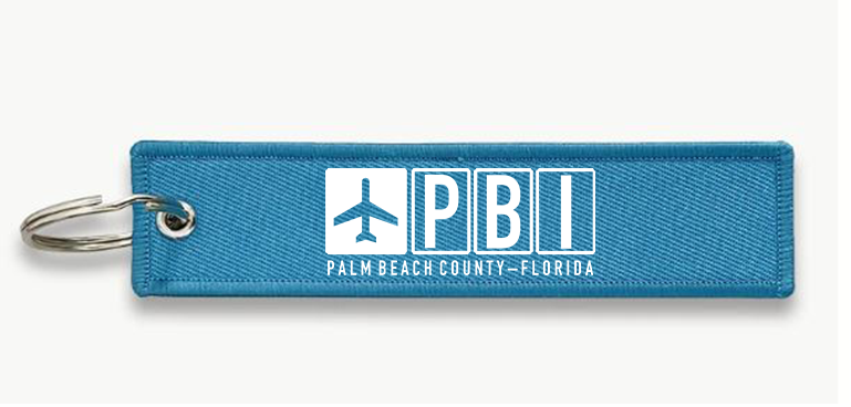 PBI AIRPORT KEY CHAIN