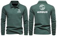 Thumbnail for AIRBUS LOGO LONG SLEEVE  POLO