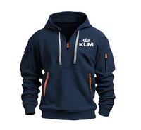 Thumbnail for KLM AIRWAYS HOODED JACKET PULLOVER