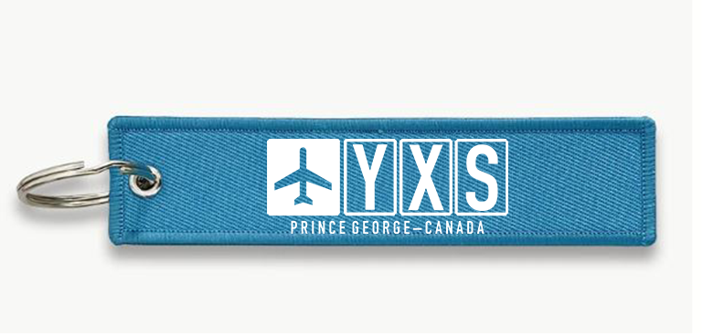 YXS AIRPORT KEY CHAIN