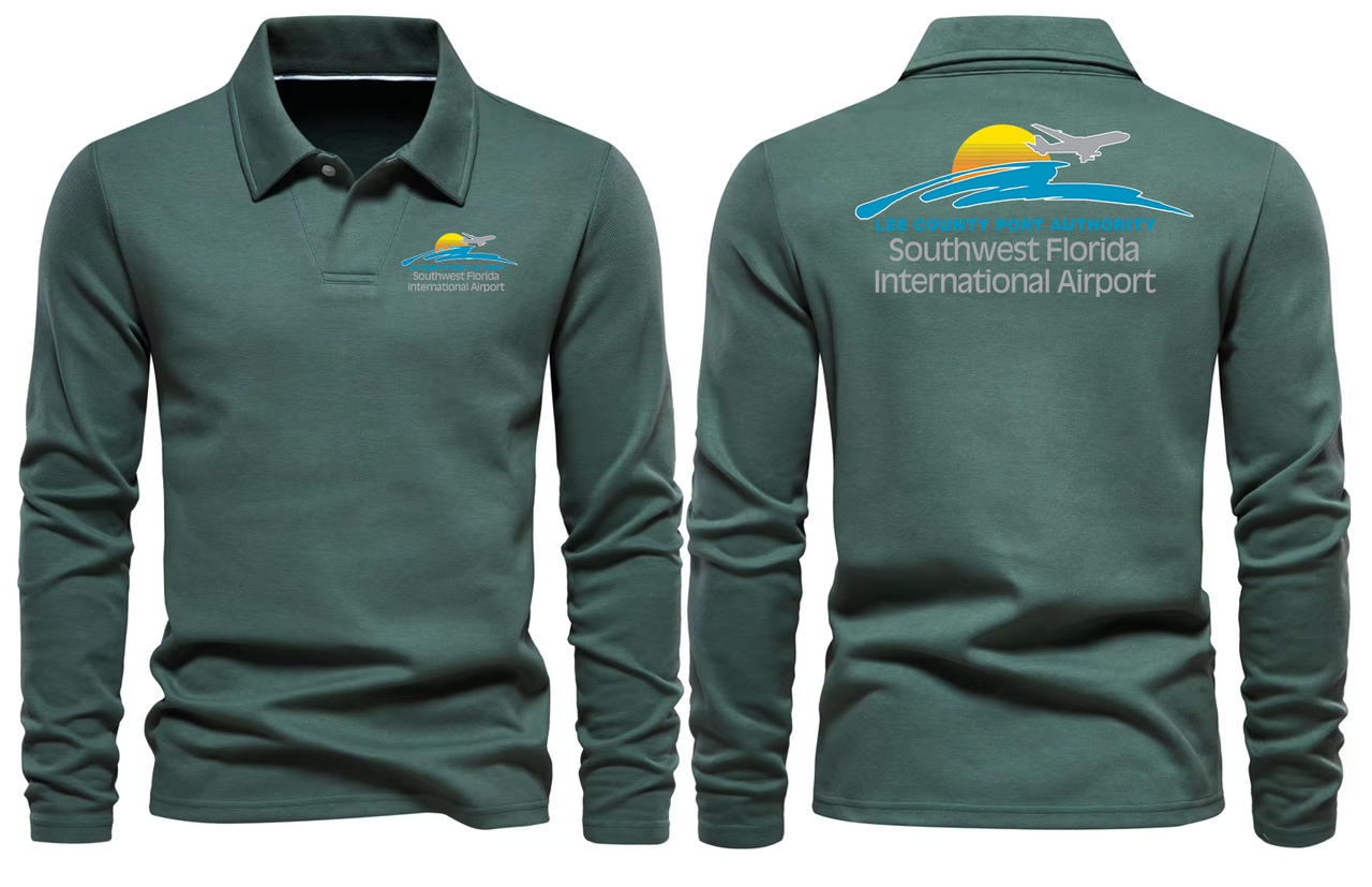 SOUTHWEST AIRPORT LONG SLEEVE  POLO