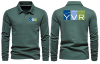 Thumbnail for YVR AIRPORT LONG SLEEVE  POLO