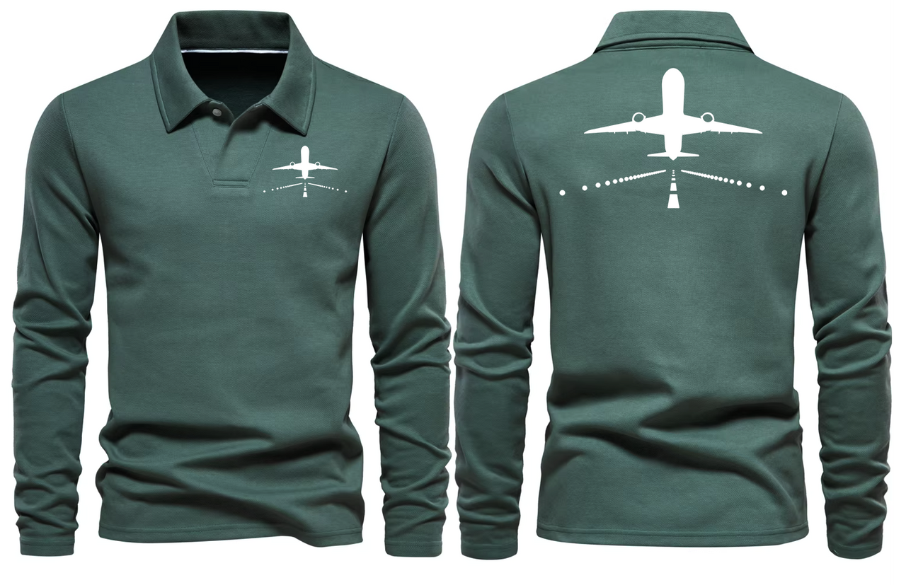 BOEING 787  LONG SLEEVE  POLO