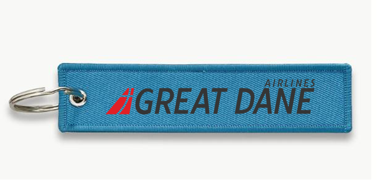 GREAT DANE AIRLINES KEY CHAIN