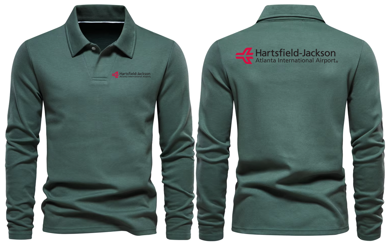 ATLANTA AIRPORT LONG SLEEVE  POLO