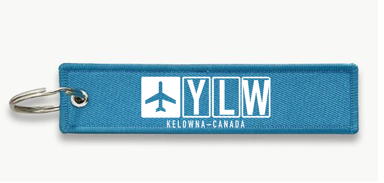 YLW AIRPORT KEY CHAIN