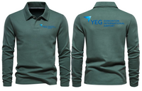 Thumbnail for YEG AIRPORT LONG SLEEVE  POLO