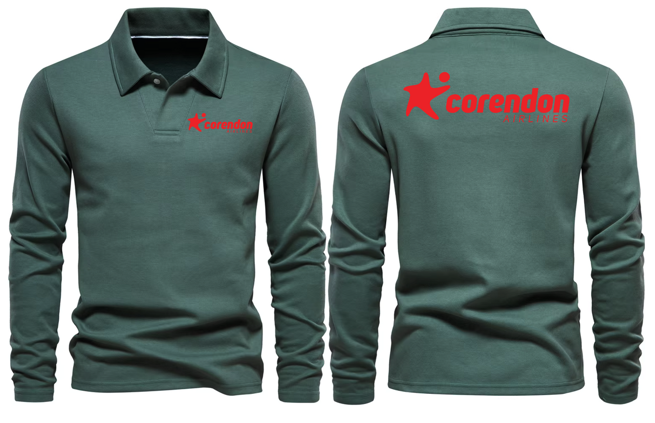 CORENDON AIRLINES LONG SLEEVE  POLO