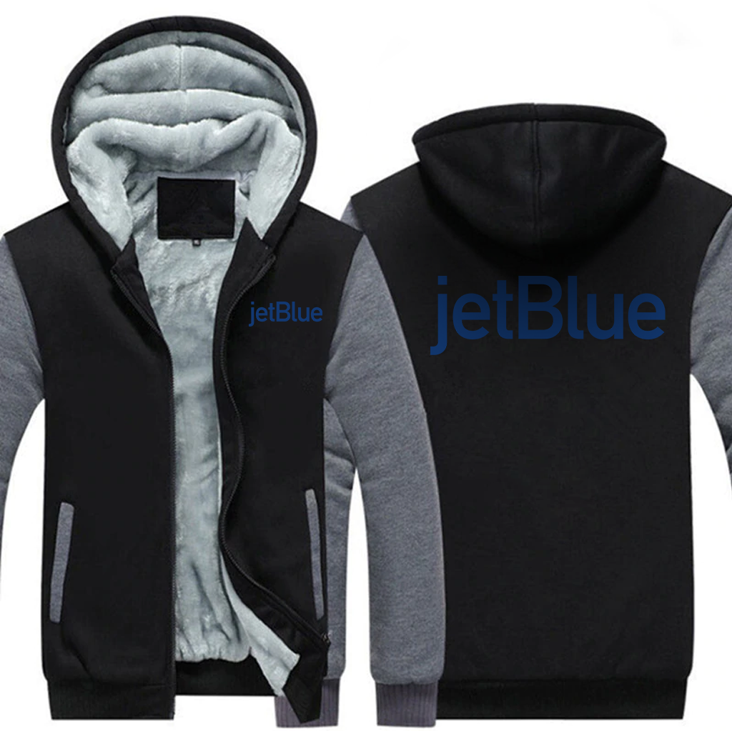 JET BLUE AIRLINES JACKETS FLEECE SWEATSHIRT 2