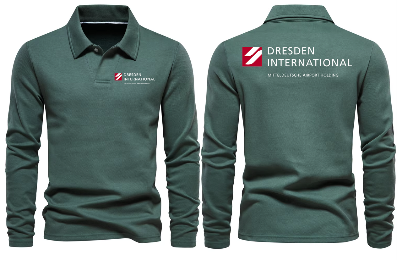DRESDEN AIRPORT LONG SLEEVE  POLO
