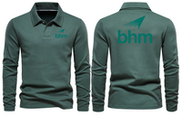 Thumbnail for BHM AIRPORT LONG SLEEVE  POLO