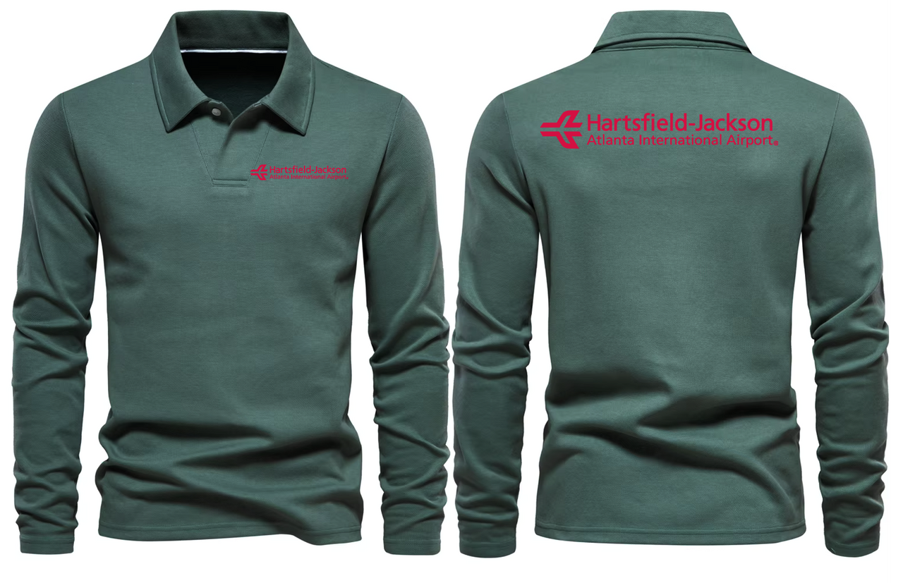 ATLANTA AIRPORT LONG SLEEVE  POLO