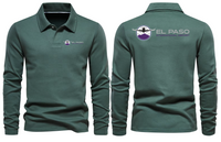 Thumbnail for EL PASO AIRPORT LONG SLEEVE  POLO