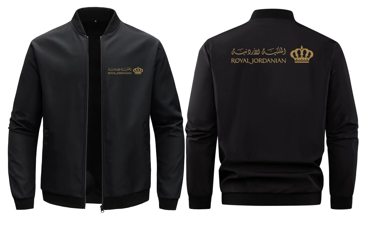 ROYAL JORDANIAN AIRLINES  LOOSE SOLID COLOR JACKET