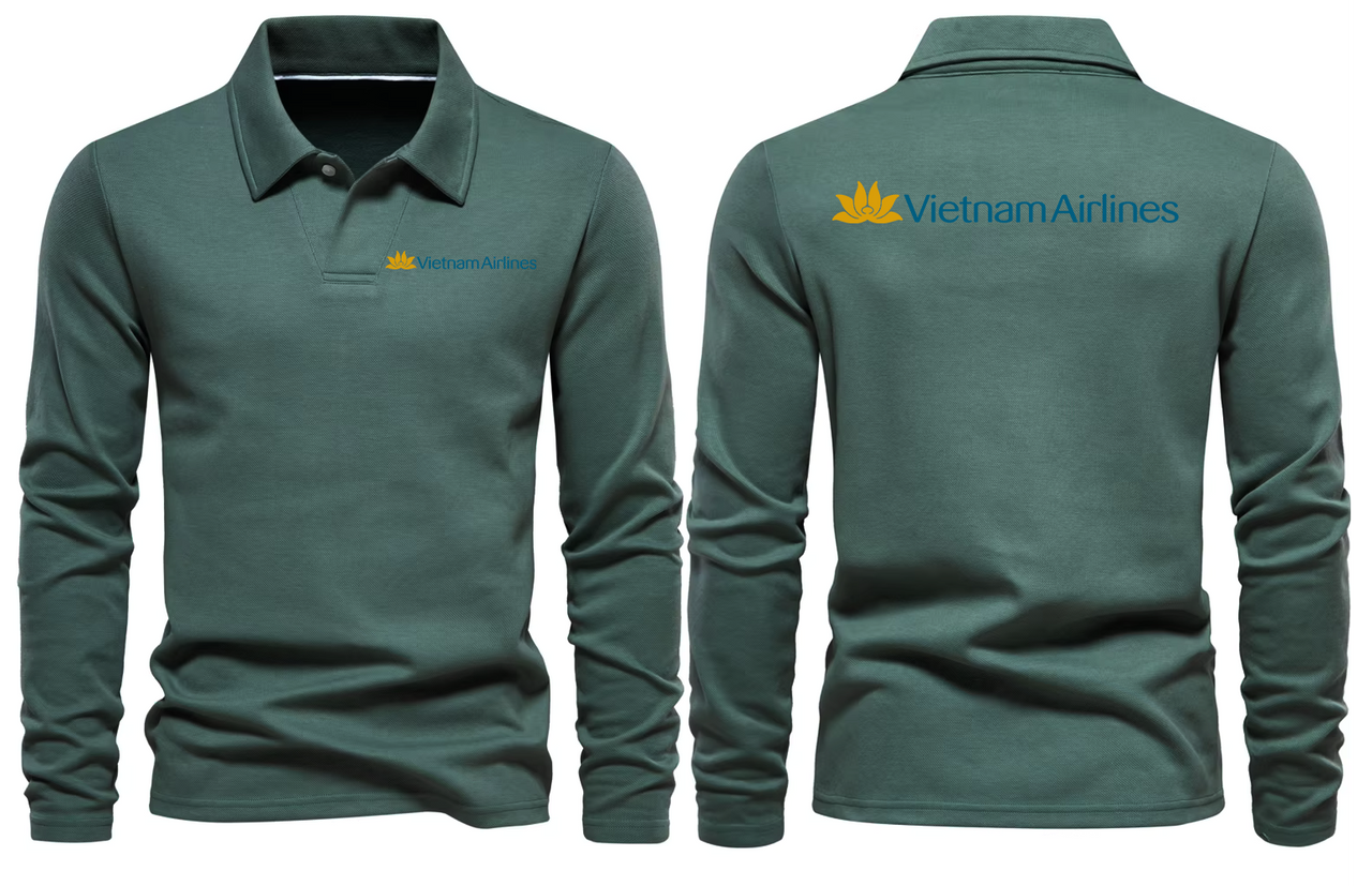VIETNAM AIRLINES LONG SLEEVE  POLO