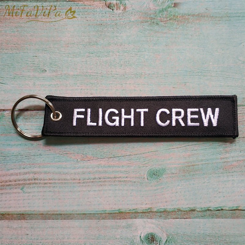 3PCS CESSNA FLIGHT CREW EMBROIDERY KEY CHAIN - PILOTSX