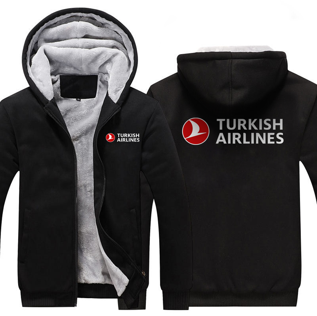 TURKISH AIRLINES  JACKETS FLEECE SWEATSHIRT