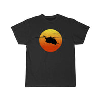 Thumbnail for CH53 Super Stallion Silhouette Sunset Helicopterch T-SHIRT THE AV8R
