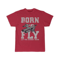 Thumbnail for Born To Fly Pilot Giftidea T-SHIRT THE AV8R