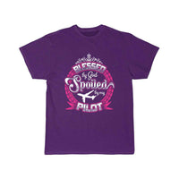 Thumbnail for Pilot - Blessed by god and spoiled by my pilot T-SHIRT THE AV8R