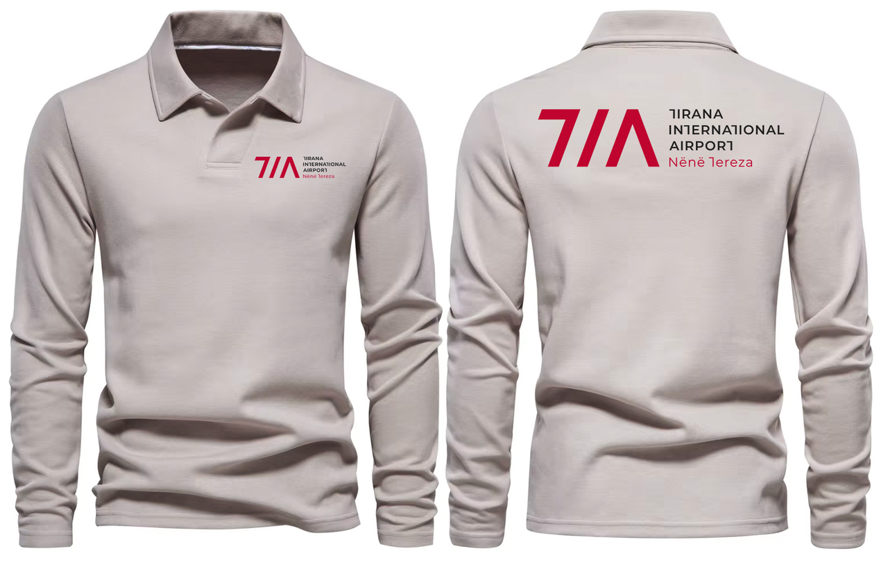 TIRANA AIRPORT LONG SLEEVE  POLO