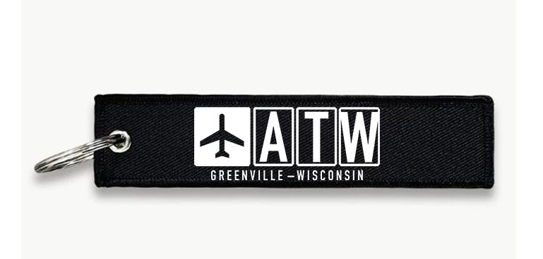 ATW AIRPORT KEY CHAIN
