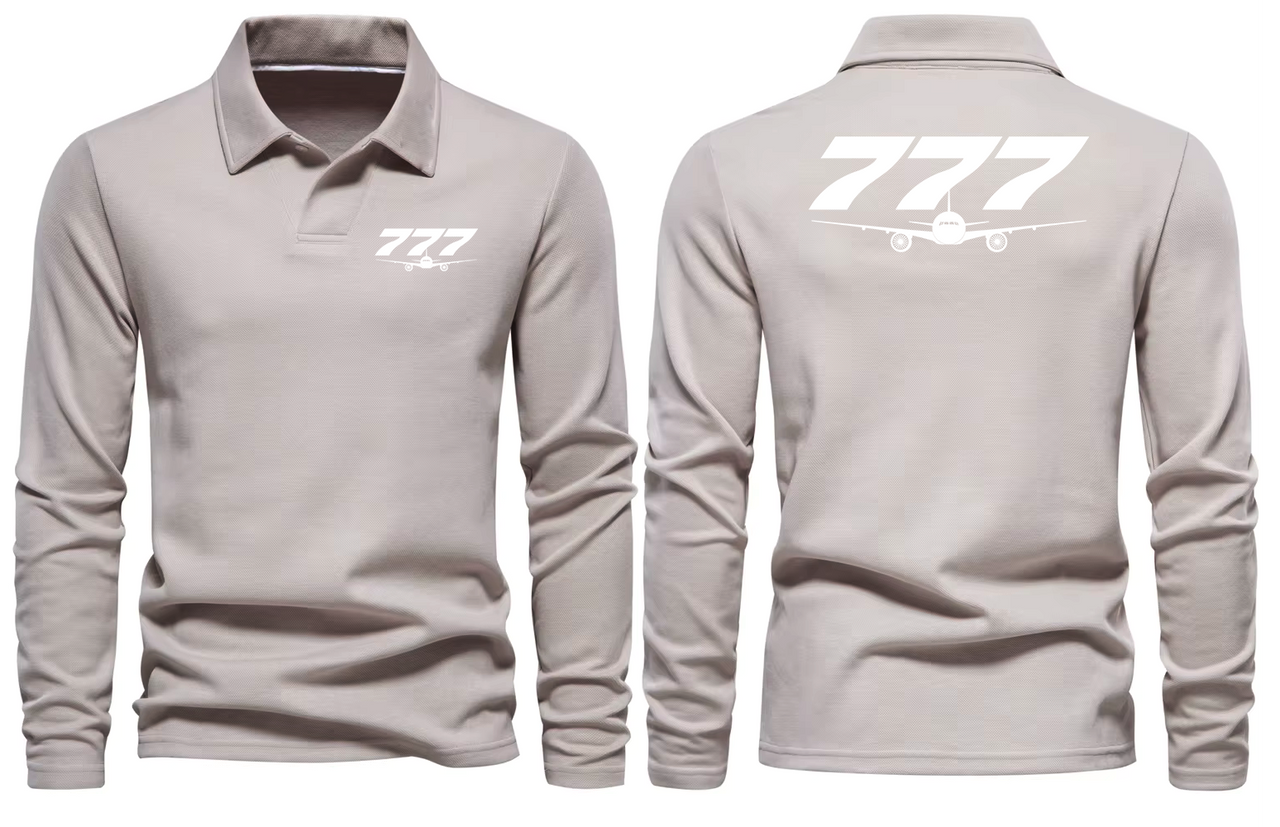 BOEING 777  LONG SLEEVE  POLO