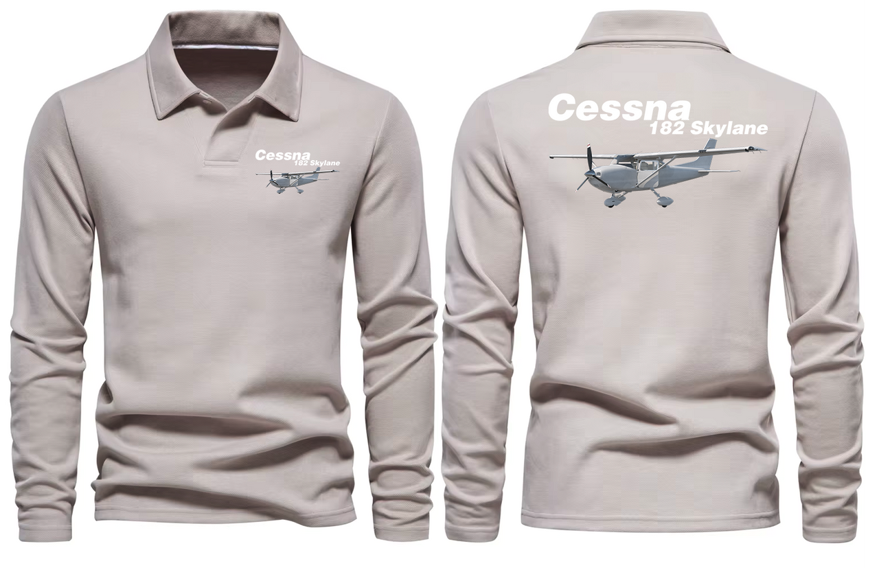 CESSNA 182 LONG SLEEVE  POLO